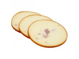 Копченый плавленый сыр с салями и ветчиной (нарезанный)